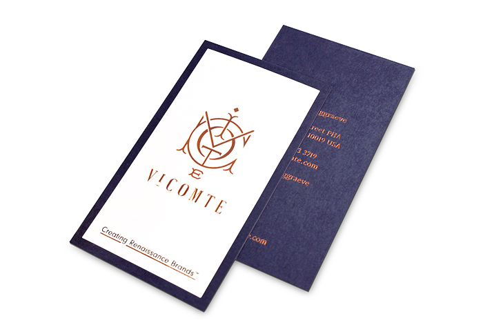 Vicomte Business Cards