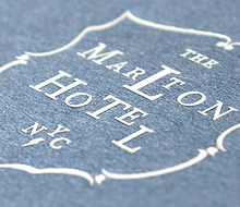 The Martlon Hotel Stationery