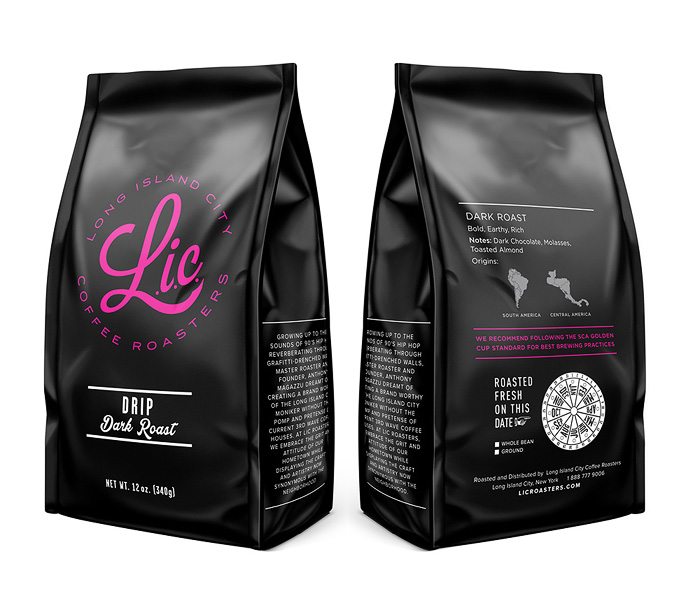 LIC Coffee Roasters Packaging Refresh